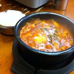 玉一 - スンドゥブ定食