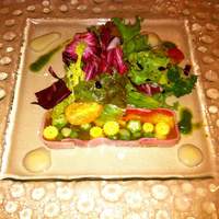 ラ セッテ 広瀬北町本店 - 前菜　野菜のジュレのプロシュート巻き？