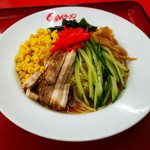 くるまやラーメン - 彩り鮮やかな冷やし中華