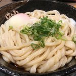 はなまるうどん - 温玉ぶっかけうどん大冷(500円)