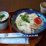 キモノスタイルカフェ - 夏野菜そうめん（╹◡╹）♡