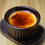 Wasanbon and free range egg brûlée