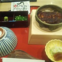 うなぎ和食 しら河 名駅店 - ミニひつまぶし 1850円(税込)