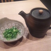 うなぎ和食 しら河 名駅店 - 追加ねぎとお出汁