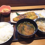 土鍋炊ごはん なかよし 目黒店 - 季節のおすすめ定食
                                鯖の大葉味噌焼き定食