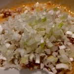 高崎はた山 - 【2018.8.14(火)】冷し担担麺の刻みネギ