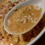 高崎はた山 - 【2018.8.14(火)】冷し担担麺のスープ