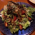 遊水 - 和風サラダ：380円