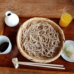 蕎麦 桶や - おろし田舎蕎麦¥950（税別）+甘夏100%ジュース¥400（税別）