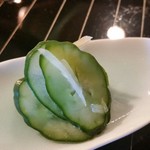 横浜うかい亭 - 香の物。