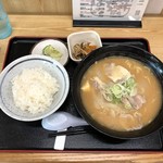 とん汁 たちばな - とん汁ラーメンセット（ごはん小盛）900円（税込）