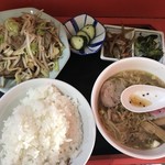 大門亭 - レバニラランチ950円