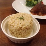 ビーガンカフェ チョイス - 発芽玄米ごはん(300円)