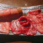 炭火焼肉 ふちおか - タレのお肉 トモサンカク/カメノコウ/シンシン