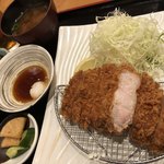 はせ川 - 上ロースかつ定食 ¥1,800 税別