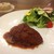 ビーガンカフェ チョイス - 豆と雑穀のハンバーグ(サラダ付き)(900円)