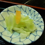 くじらのお宿 一乃谷 - お漬物