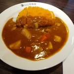 CoCo壱番屋 - ロースカツカレープラス野菜979円＋　ライスレギュラー、辛さ2辛42円＝合計1,021円(税込)。