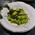 神戸六甲道・ぎゅんた - 枝豆と豆苗の塩昆布和え