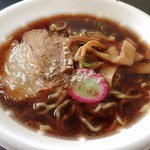 お食事処なごみや - 料理写真:醤油ラーメン；とてもシンプルな一杯ﾃﾞｽ(^^;)ゞ @2018/08/12