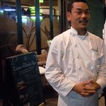 Cuisine d'Osaka Ryo - オーナーのリョウさんと記念撮影