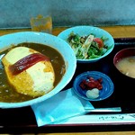 レストラン梢 - オムライスカレーの大盛
