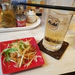 めだかタンタン - くらげの冷菜withホッピー
