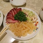 菜香新館 - くらげ入りおすすめ前菜3種盛合せ