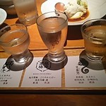 Washoku Sake En - 利き酒　3種