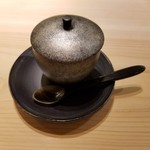 鮨 なんば - 浅蜊の出汁 秋田の蓴菜