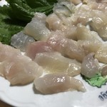 主婦の店 - 今年も刺身とれました(*´꒳`*)…肝醤油が完璧の旨さでした(^-^)