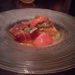 ヴィネリア・リンコントロ - ●長崎産あぶりがつおのカッペリーニ