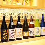 Sushi Amatsuka - 手に入りにくい日本酒も取り揃えております