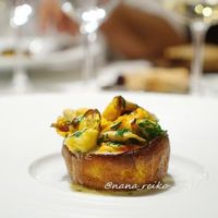 カンテサンス - モンサンミッシェル風ムール貝と天然茸のヴァルオーヴァン