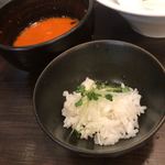 麺屋 承太郎 - 〆のミニライス。