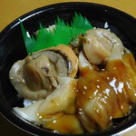 魚丼 - 穴子煮帆立丼