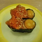 すし江戸 - サーモンユッケ