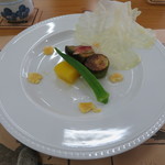 上郷クローブ座レストラン - 津南の夏野菜冷たいロールキャベツ風