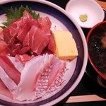 マグロ専門店 築地 マグロ 伊助 - 築地魚河岸丼