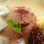割烹 やました - 鯖刺しアップ