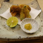 割烹 やました - マッタケ天ぷら