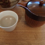 そば処 栃の木 - 蕎麦湯（ここのは濃厚とろとろなのですね）薄めて飲みました。）