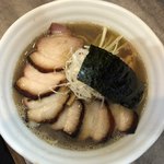 麺処 風人 - 「極煮干正油そばチャーシュー麺」¥1330