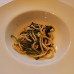 ウシマル - 葉唐辛子の手打ちパスタ