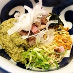 中華そば 先﨑 - 和えそば(牡蠣と大蒜)