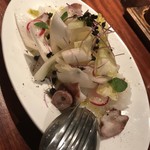 ビストロ カルネジーオ - タコのカルパッチョ
