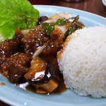 豊園 - 料理写真:酢豚ランチ（2011/8）