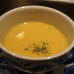倉敷ハンバーグ - コーンスープ