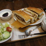 珈琲家あさぬま - カツサンドプレート
