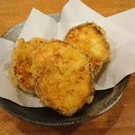 熟成うどん なかや - 安納芋の天ぷら@熟成うどんなかや（2018年２月某日）